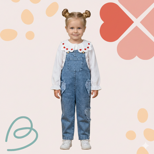 Denim Salopette 2 pieces