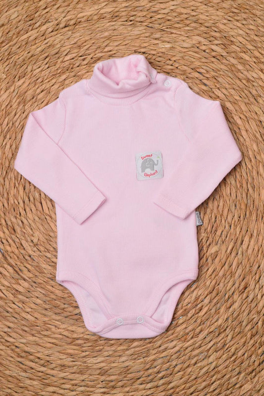 Turtleneck baby bodysuit