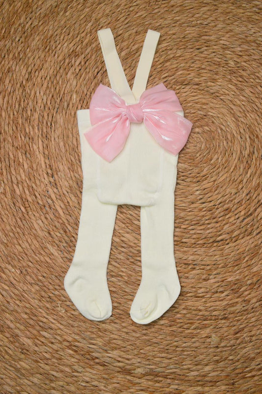 Legging with a bow on the back