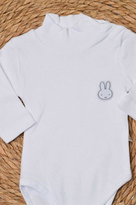 Turtleneck baby bodysuit