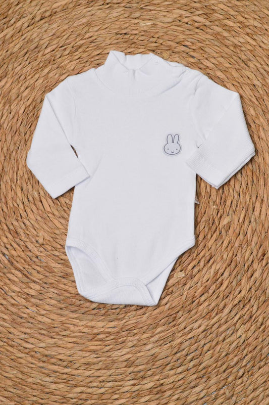Turtleneck baby bodysuit