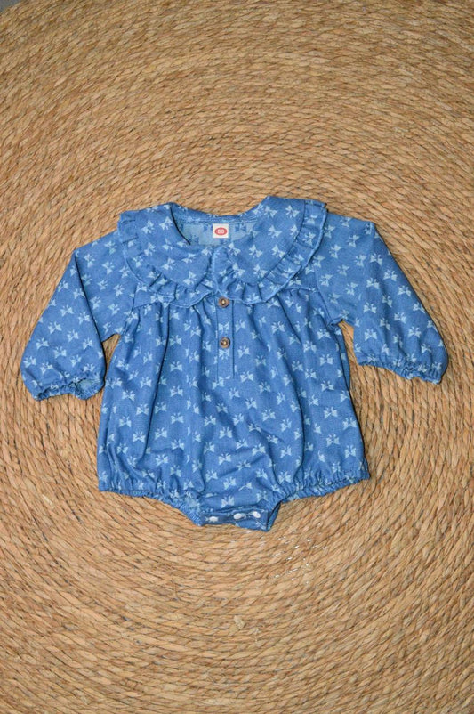 Denim romper