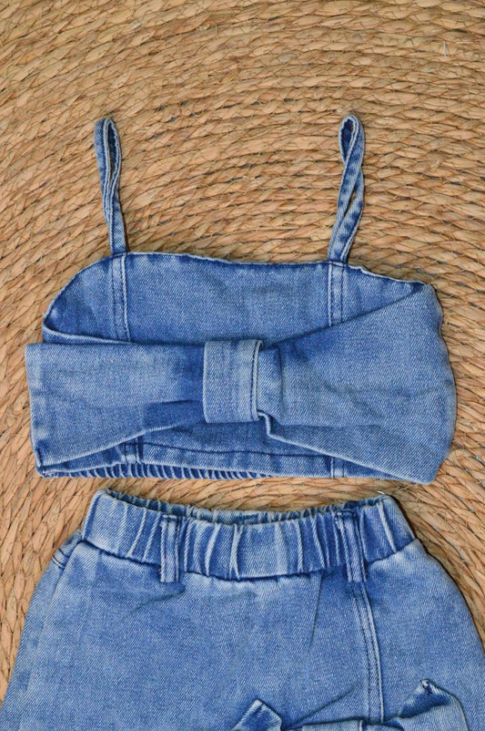 Denim set 2 pieces
