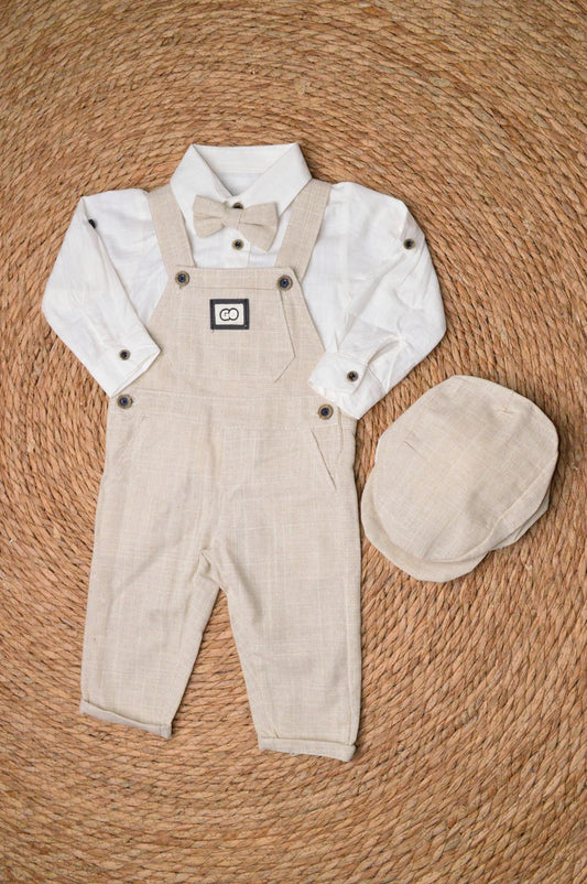 Salopette 2 pieces with a beret