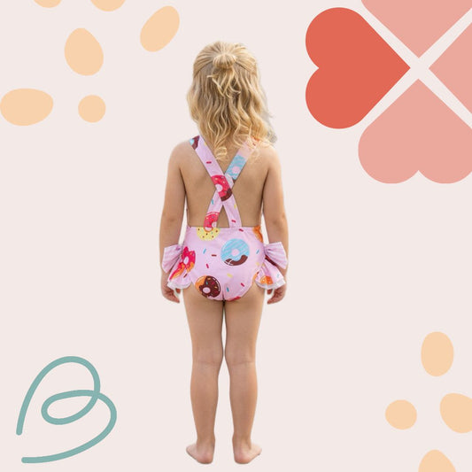 One piece donuts swimsuit