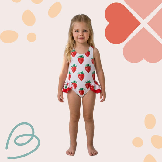 One piece strawberry swimsuit