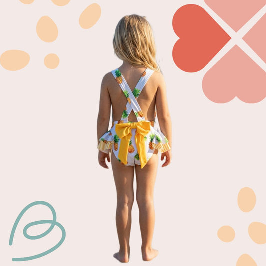 One piece pineapple swimsuit