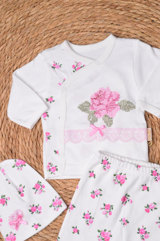 Newborn cotton set 3 pieces