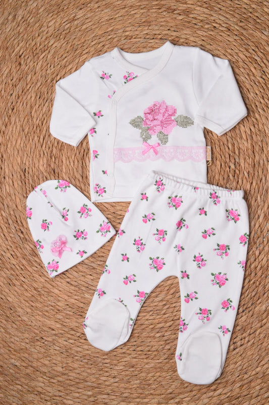 Newborn cotton set 3 pieces