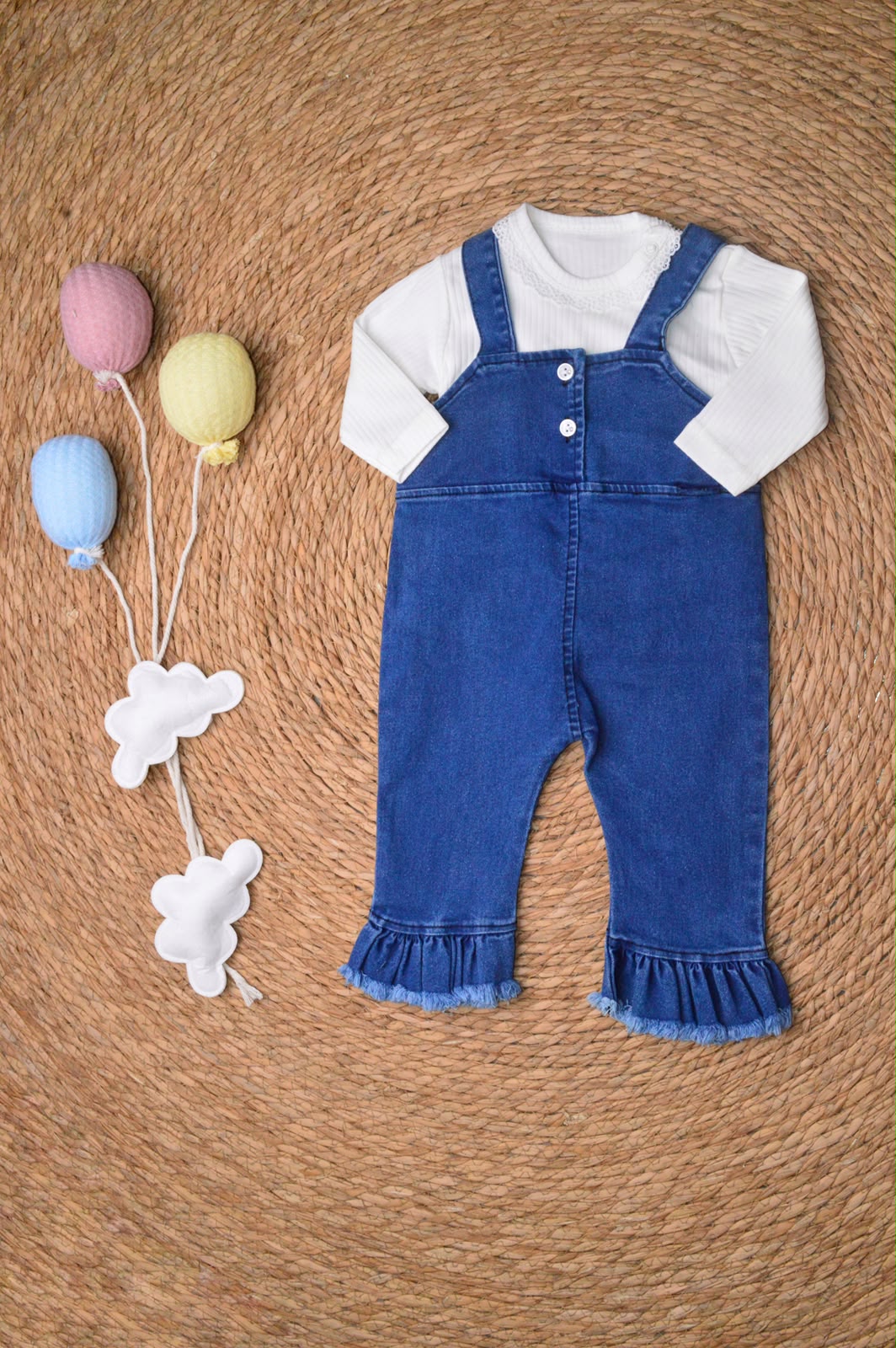 2 Pieces denim overall – L'armoire De Yasmina