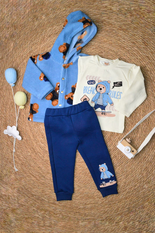 Fleece set 3 pieces