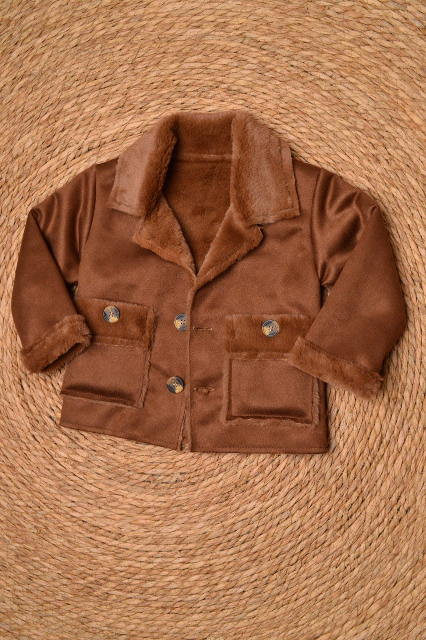 Fleece Suede Jacket