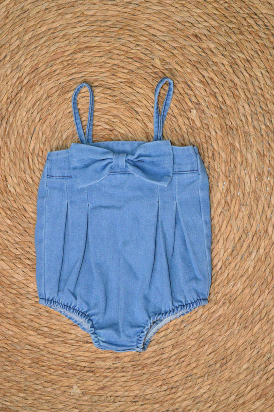 Denim romper