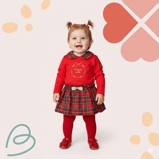 Christmas fleeced dress