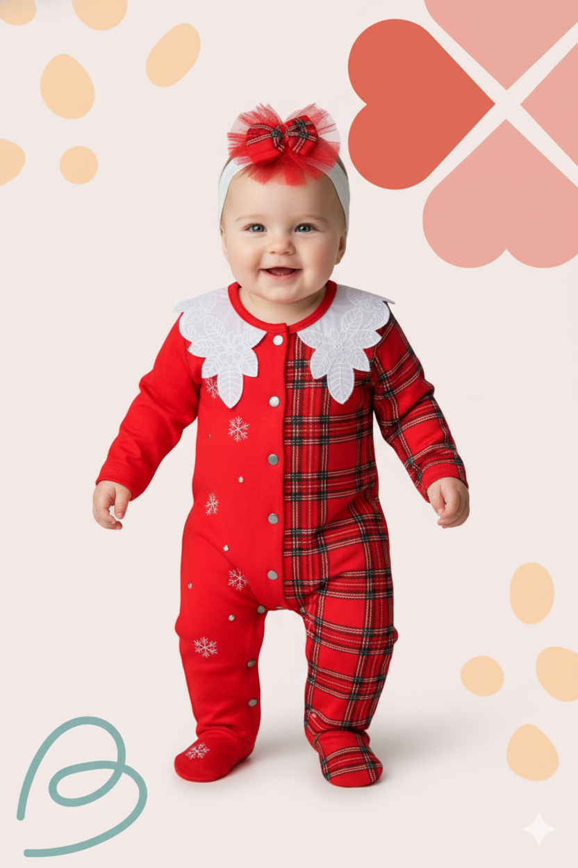 Christmas cotton overall