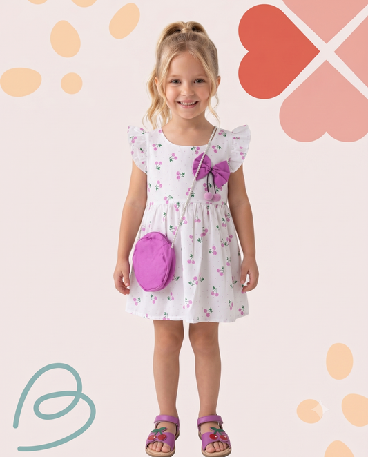 Dress with a bag