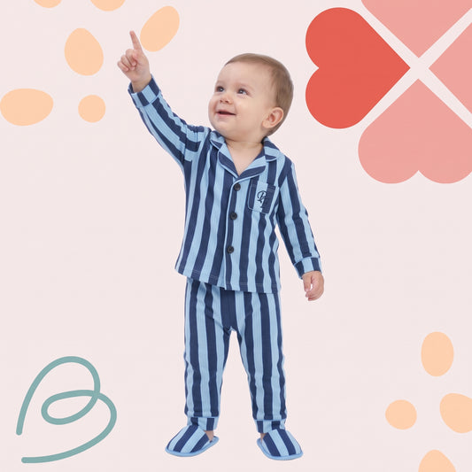 Cotton pajama with slippers