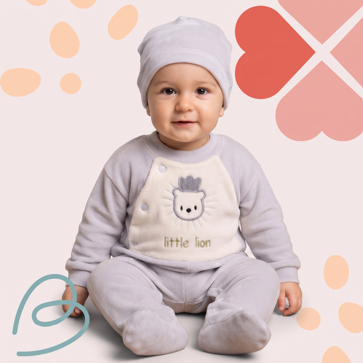 Velvet overall with a beanie, photo 5