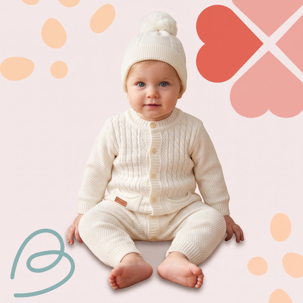 Wool overall with a beanie, photo 5