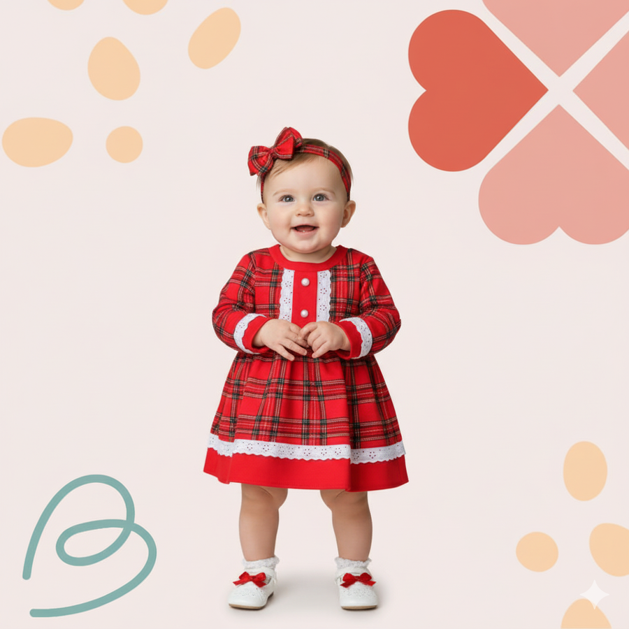 Christmas cotton dress
