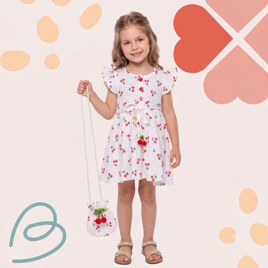 Dress with a bag