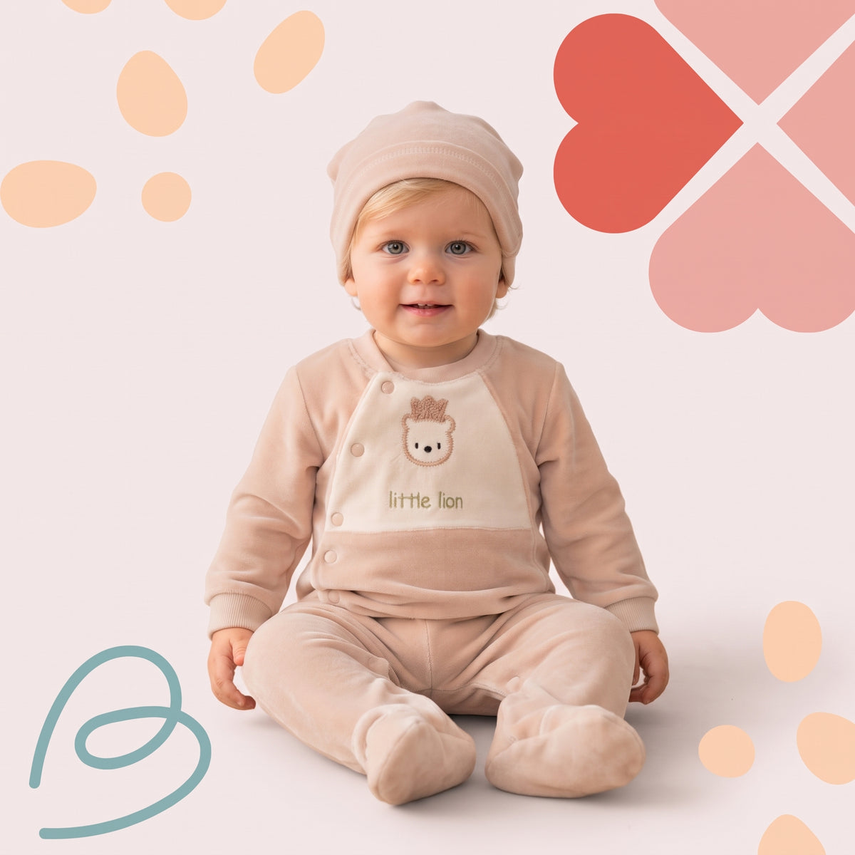 Velvet overall with a beanie, photo 7