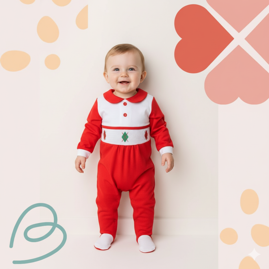 Christmas cotton overall