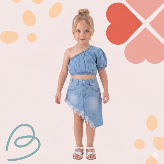Denim set 2 pieces