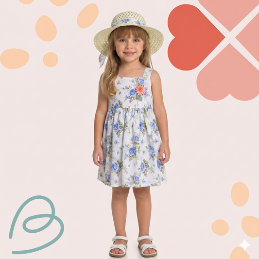Dress with a hat