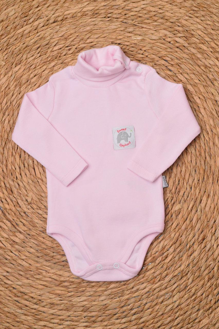 Turtleneck baby bodysuit