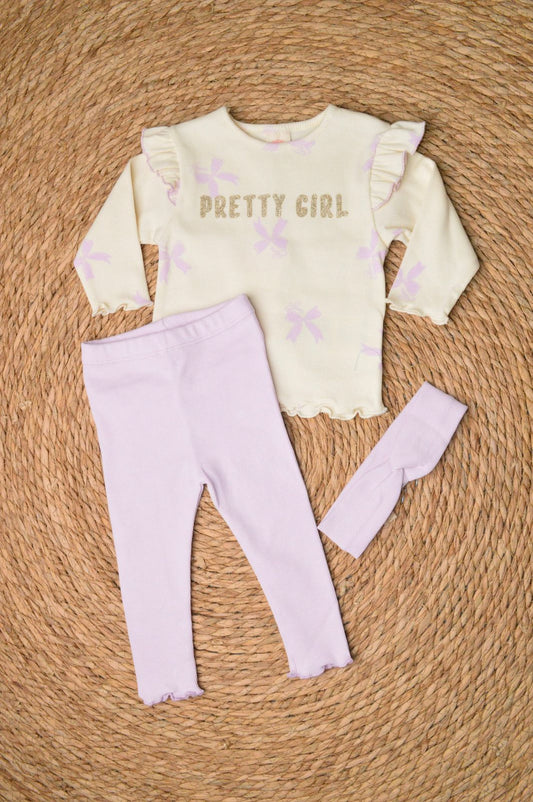 Cotton set 2 pieces with a headband