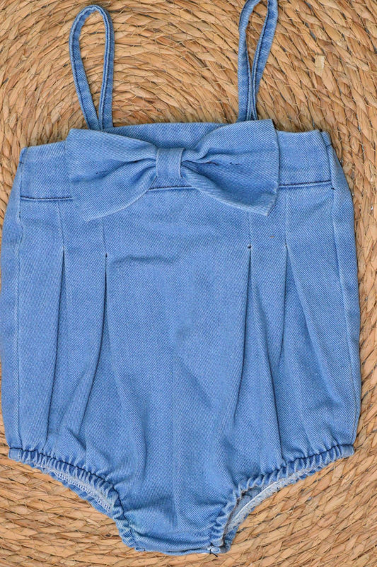 Denim romper
