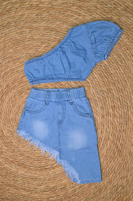 Denim set 2 pieces