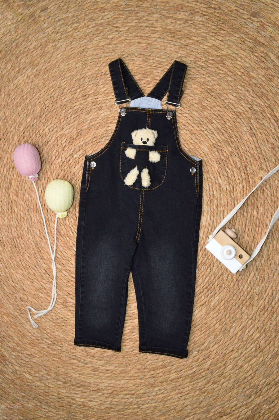 Denim salopette