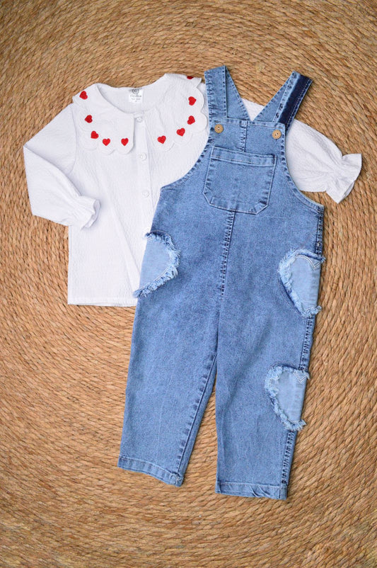 Denim Salopette 2 pieces