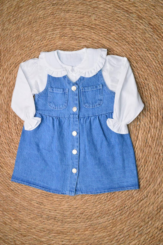 Denim dress 2 pieces