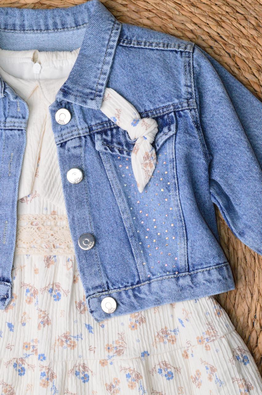 Dress with denim jacket, photo 5