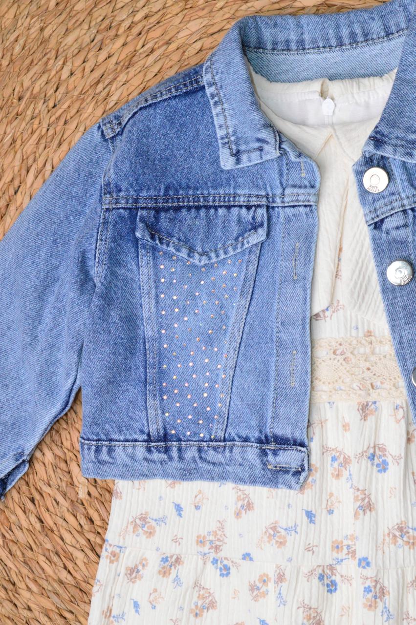 Dress with denim jacket, photo 6