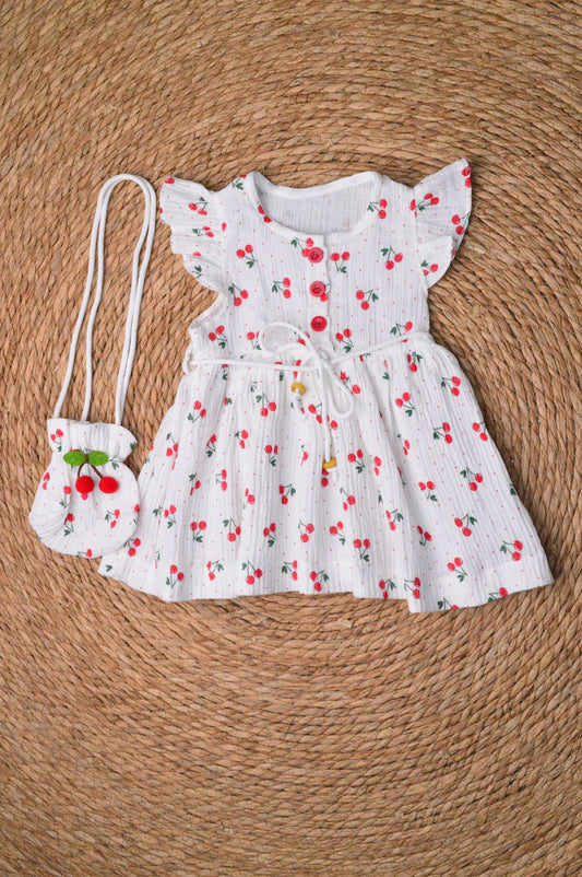Dress with a bag