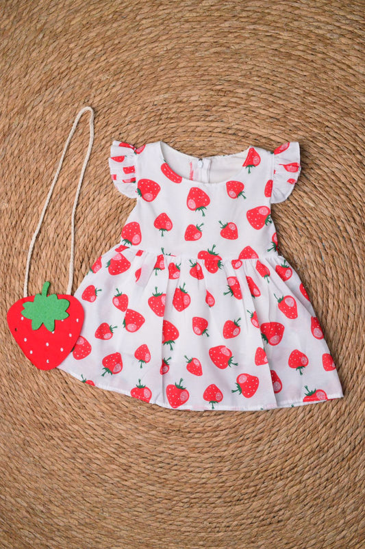 Dress with a bag