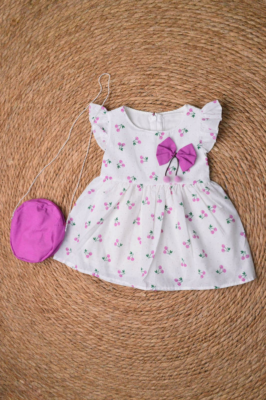 Dress with a bag