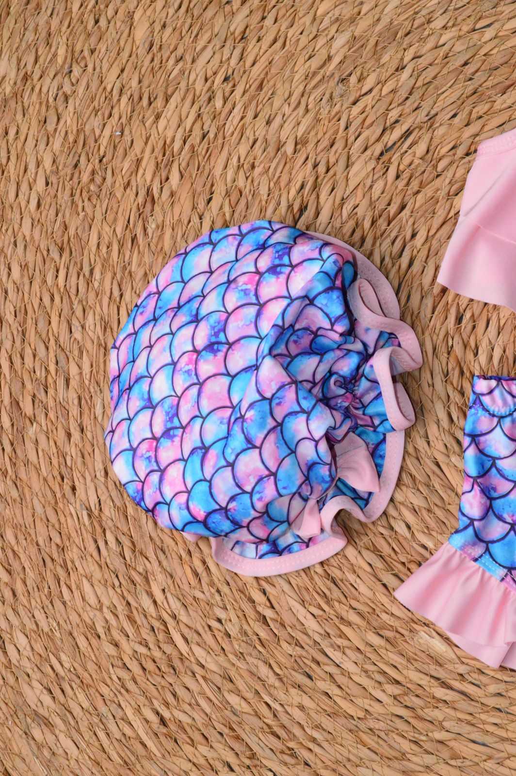 2 pieces mermaid swimsuit with a sun hat, photo 5