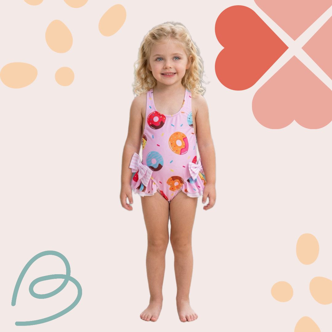 One piece donuts swimsuit, photo 1