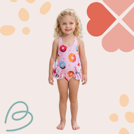 One piece donuts swimsuit