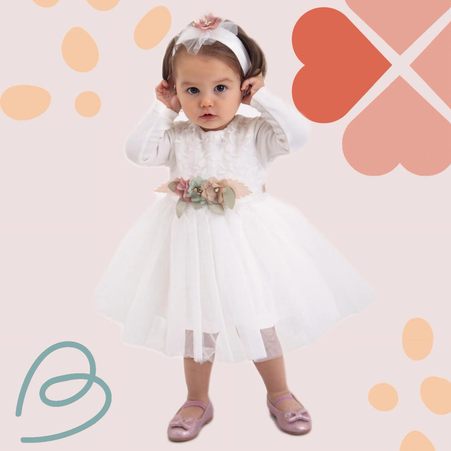 Dress with a headband