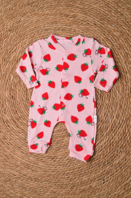 Strawberry baby overall