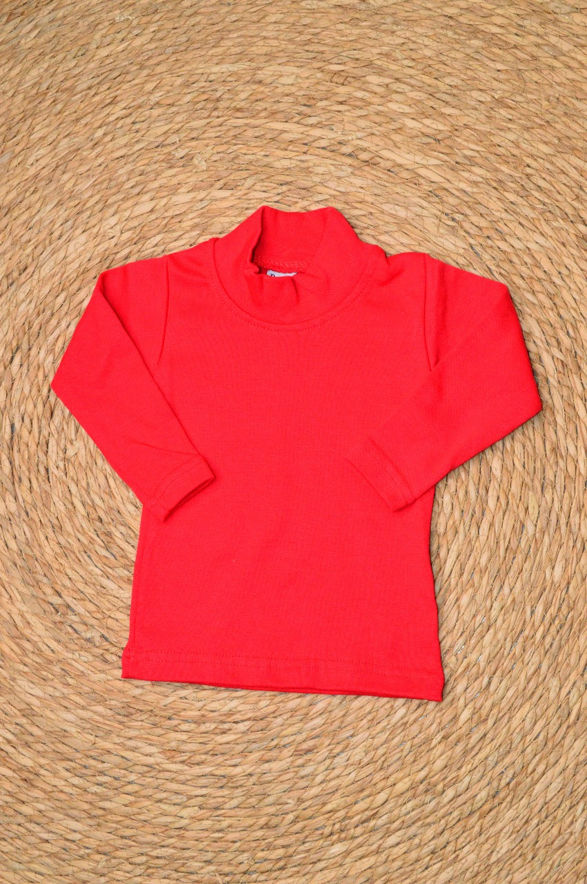 Fleeced turtleneck
